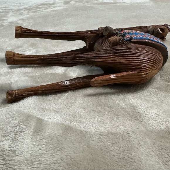 Camel Carved Blanket Chain Vintage - Picture 7 of 10